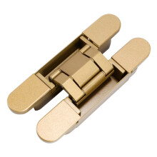 Cerniera a croce invisibile in acciaio inox per porte, finestre, accessori per mobili, cerniere nascoste, colore oro