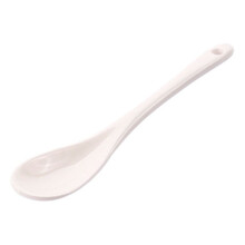 5 Pcs Kitchen Sets for Home Soup Ladle Spoon Porcelain Cutlery Coffee Spoons Scoop Long Handle White
