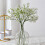 6 τεμάχια ψεύτικα λευκά λουλούδια Baby's Breath, μπουκέτο από τεχνητή γυψοφίλη σε 1
