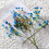 6 τεμάχια ψεύτικα λευκά λουλούδια Baby's Breath, μπουκέτο από τεχνητή γυψοφίλη σε 2