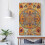 Αφίσα ζωγραφικής Mandala Tibetan Thangka 8x12 ίντσες, εκτύπωση σε καμβά για διακόσμηση 5