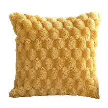 Housse de coussin neuve en velours peluche uni, motif tortue, 3D, pour canapé, décoration moderne de chambre à coucher, 45 x 45 cm (17,7 x 17,7