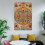 Αφίσα ζωγραφικής Mandala Tibetan Thangka 8x12 ίντσες, εκτύπωση σε καμβά για διακόσμηση 6