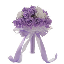 Liquidation ! Fleurs artificielles CICRKHB en liquidation : roses artificielles, bouquets de mariée et demoiselles d'honneur en soie et cristal,