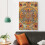 Αφίσα ζωγραφικής Mandala Tibetan Thangka 8x12 ίντσες, εκτύπωση σε καμβά για διακόσμηση 4