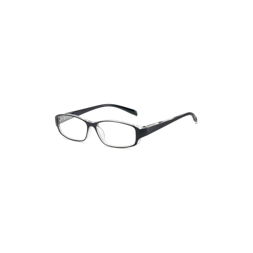 Blue/Light/Black Anti- Reading Glasses Square Glasses Strength 350