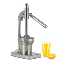 Manual Citrus Juicer Stainless Steel Lemon Squeezer Heavy Duty Countertop Hand Press for Maximum Juice Yield