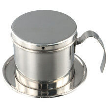 Vietnamese Coffee Maker Stainless Steel Drip Filter Brewer with Precise Control for Home and Travel
