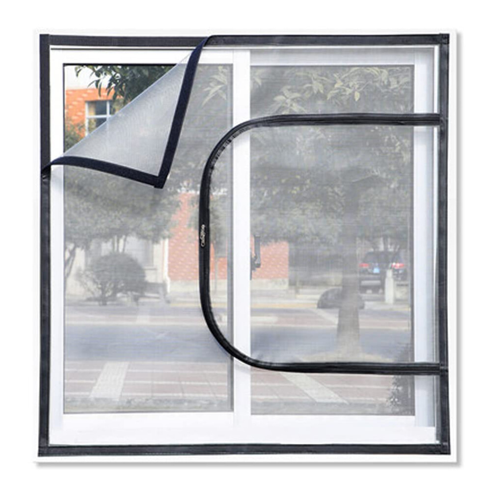Cat Proof Window Screen With Zipper, Pet Safety Mesh For Casement Windows, Bugproof And Easy Install 9053599421139