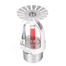 Chrome Pendent Fire Sprinkler Head 68C Ceiling Mount Reliable Protection Durable Alloy Finish
