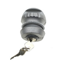 Anti-Theft Trailer Hitch Coupling Lock for Secure Towing, Tow Ball Lock with High Strength Alloy Build, Provides Simple and Easy to Use Operation,