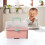 Portable Stackable Storage Box with Lids - Large Drawer Organizer for Tableware, Toys, Drying, Proof Organizer Bins 1