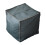 Boho Pouf Cover Storage Ottoman Floor Cushions Room square blue 1