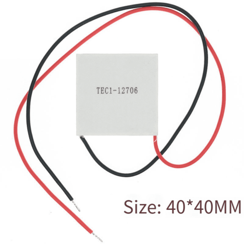 Tec1-12706Θερμοηλεκτρικό ψυγείο Peltier40x40mm12v ημιαγωγός ψύξης Qcmax60-72w τεμάχιο ψύξης 1