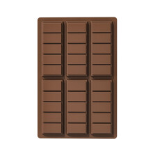 Molde de chocolate profundo y grueso para barra rellena de chocolate, molde de silicona para rellenar knafeh de pistacho.