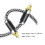 Optický audio kabel, 3metrový audio kabel samec-samec, flexibilní Toslink kabel 3