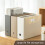 JZROCKER File Box Document Organizer Box File Storage Box Desktop Organizer for Office 4
