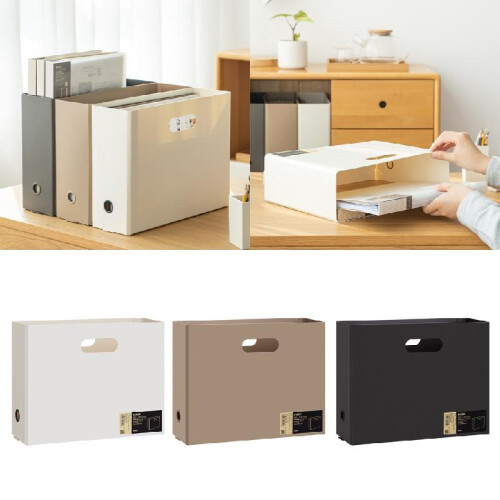 JZROCKER File Box Document Organizer Box File Storage Box Desktop Organizer for Office 1