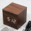 Gingko Cube LED click clock alarm clock with sound activation (time, date and temperature) Multiple colors Bamboo white 4