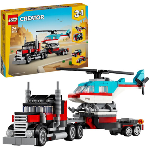 LEGO Creator31146 - Lastebil med lasteplan og helikopter 2