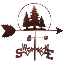 Weather Vane Stainless Steel Wind Direction Indicator for Roof and Garden with 360 Rotation
