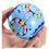 Fidget Παιχνίδι Παζλ Μπάλα Pop It Cube3 τεμάχια Χρώμα Ανοιχτό Μπλε 4