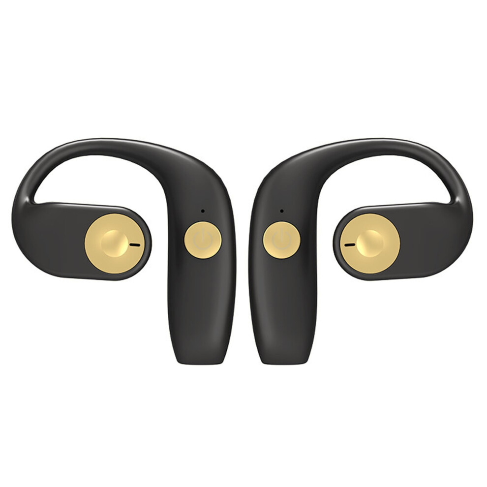 Tarmeek Open Conduction Bluetooth Headset, Wireless Ear-Hanging, Not In-Ear, Sports Headphone For Kids & Adults Black 9395123232409
