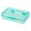 Fankiway Clear Plastic Pencil Box, Large Capacity with Snap-Tight Lid, Stackable Design, Stylish Office Storage Organizer 1
