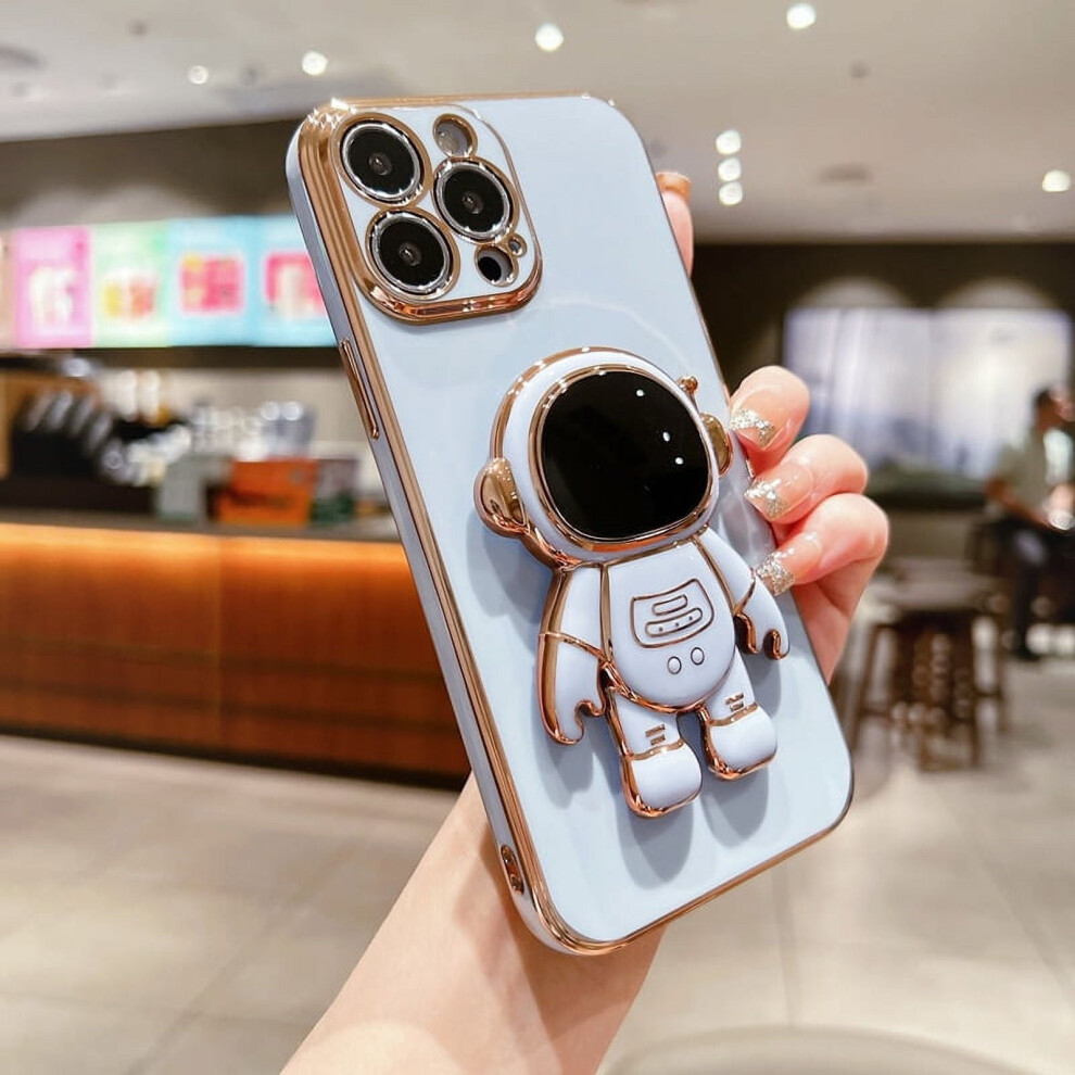 Phone Case Luxury Astronaut Electroplated Case For Compatible With Iphone 11 12 13 14 15 Pro Max Kickstand Candy Cases Cover 9395123232836