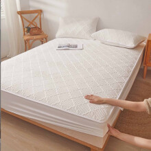 JingChun 78x59x11" wasserdichter Matratzenschoner, Queen-Size, tiefe Tasche, atmungsaktiver, weicher Kühlbezug, geräuschlos, waschbar