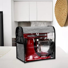 Coperchio organizer per mixer da cucina, borsa per la pulizia, pannello frontale trasparente, frullatore portatile, copertura antipolvere, accessori