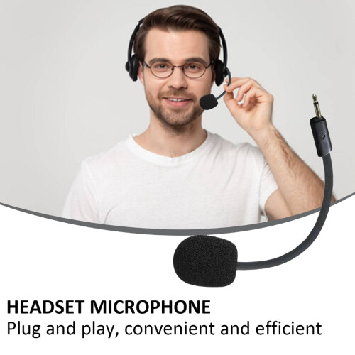 Replacement Game Mic 3.5mm Microphones Boom only for Quantum 400 Headsets 1