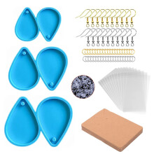 Resin Earring Molds Tear Drop Earring for Women Jewelry Making Teardrop Epoxy
