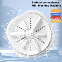 Laveuse mini turbo SUSUchens à 3 vitesses, économie d'énergie, portable, USB, pour la maison et les voyages, violet