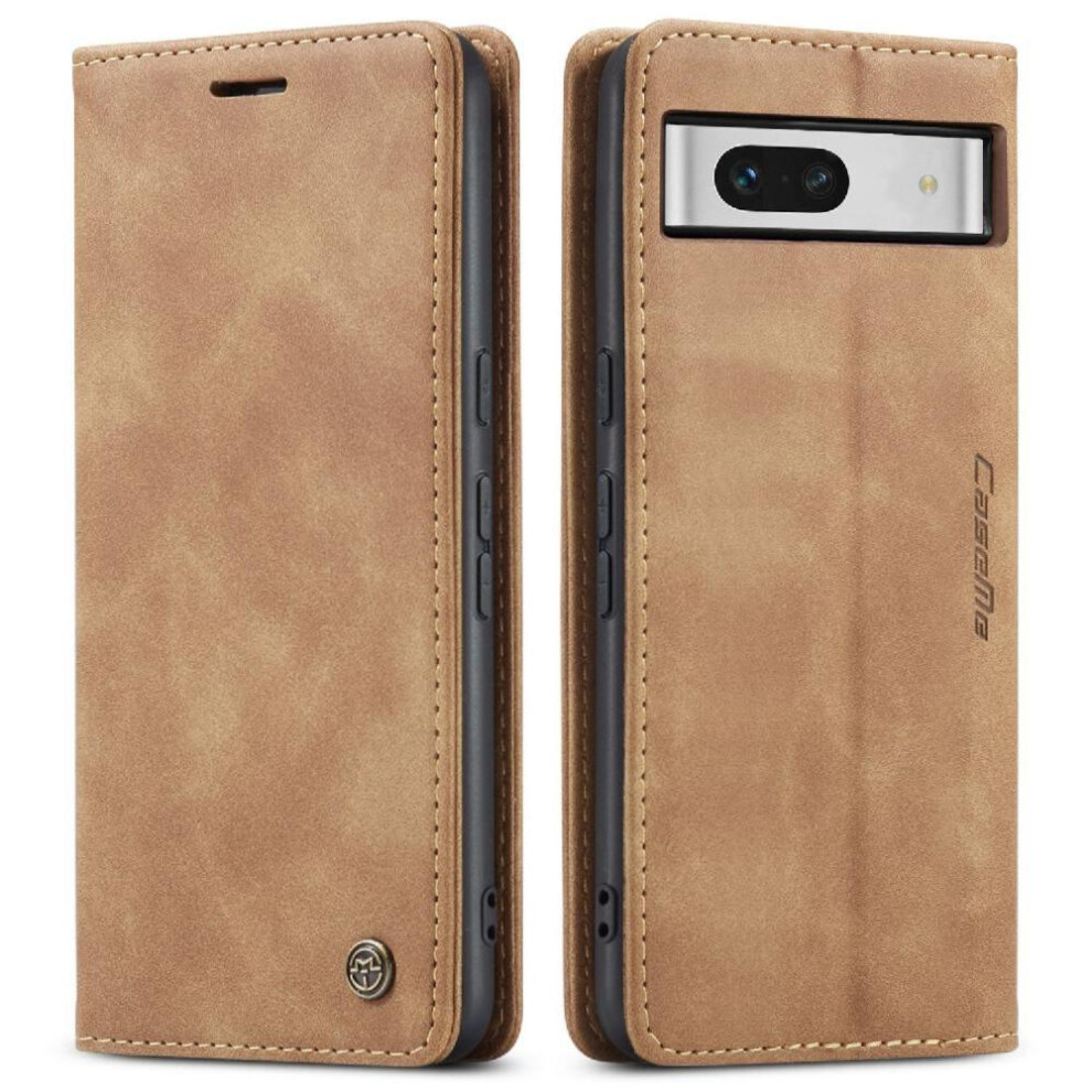 Flip Case For Google Pixel 8 Magnetic Closure Shockproof Case Card Slot Kickstand Flip Folio Book Vintage Pu Leather Wallet 9395123764061