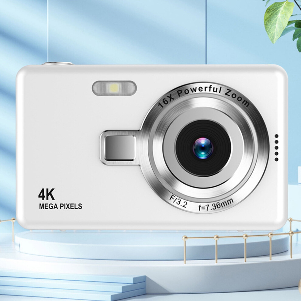 Loyerfyivos Vlogging Camera 48Mp 1080P With 2.4" Lcd, 4X Zoom, Compact Digital Camera For Photography, Compatible With Accessories - Travel 9395123763750