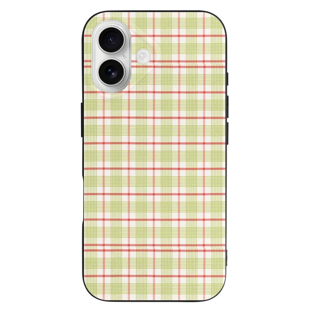 Plaid Tpu Case For Iphone 16 Â Ultra Slim, Shockproof, Anti-Yellowing, Scratch-Resistant, Wireless Charging Compatible, Enhanced Grip 9395123764108