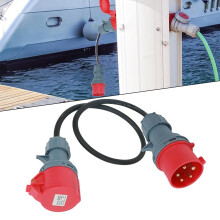 CEE kit adapter 32A plug to CEE16A connector Yacht charging conversion cable