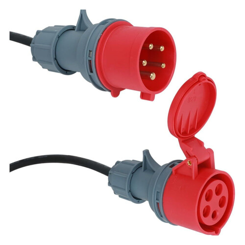 CEE kit adapter 32A plug to CEE16A connector Yacht charging conversion cable 2