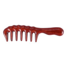 Hair Comb for Detangling Wide Tooth Wood Comb for Curly Hair No Static Natural Wooden Sandalwood Comb