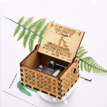Souvenir song handcranked Christmas son Sunshine Daughter Halloween Away Music Box styles Dad Wooden Queen Mom Wife Moon Love