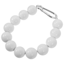 Anneau de retenue pour mât de drapeau, perles, système de fixation, corde pour poids, système de retenue