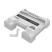 Station de charge multifonctionnelle inférieure, support de charge rapide, base de bureau blanche en ABS