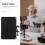 Qiysamal Vassoio per scheda audio Supporto per microfono in plastica Supporto per microfono Supporto per leggio musicale Accessorio per performance 2