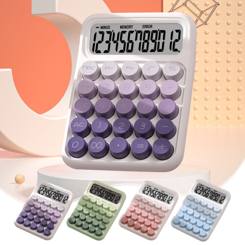Djunllk Calculator12Digit LCD Ντοπαμίνης Gradient Μίνι Επιστημονική Αριθμομηχανή, Τυπική