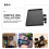 Qiysamal Vassoio per scheda audio Supporto per microfono in plastica Supporto per microfono Supporto per leggio musicale Accessorio per performance 7