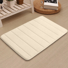 Tapis de sol matelassé à rayures Kayannuo, tapis de bain en velours corail, assorti à la décoration de Noël, cadeau idéal pour les femmes.
