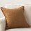 Phantoscope Terry Throw Pillow Square Decorative Pillow, 20"x 20", Light Brown, 1 Pack 1