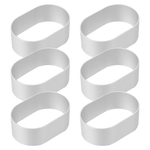 Youliang 6pcs Oval Cheese Cake Rings 1