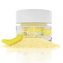 Sweet Banana Edible Flavored Glitter | Flavored Tinker Dust | 100% Edible Glitter | Cakes, Cupcakes, Cake s, Glitter & Dusts 8g (Sweet Banana)